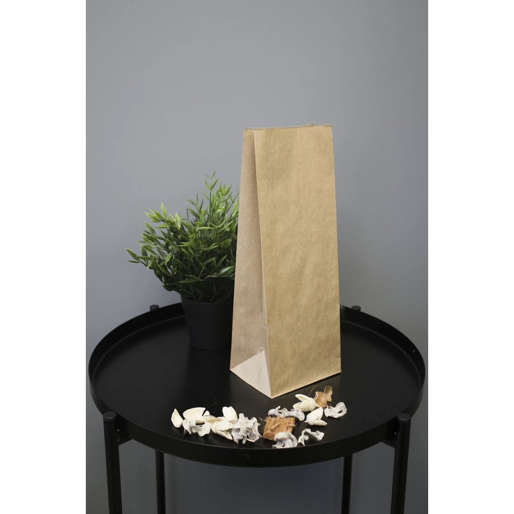 Papiertüten ohne Griff - Braune - 12+9,5x32,5cm - 1000 Stück - AllBags