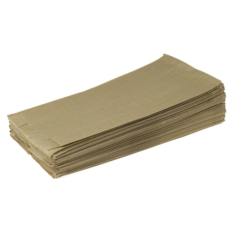 Papiertüten ohne Griff - Braune - 18x34cm - 1000 Stück - AllBags