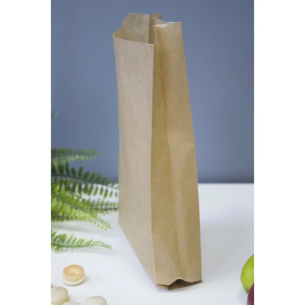 Papiertüten ohne Griff - Braune - 18x34cm - 1000 Stück - AllBags