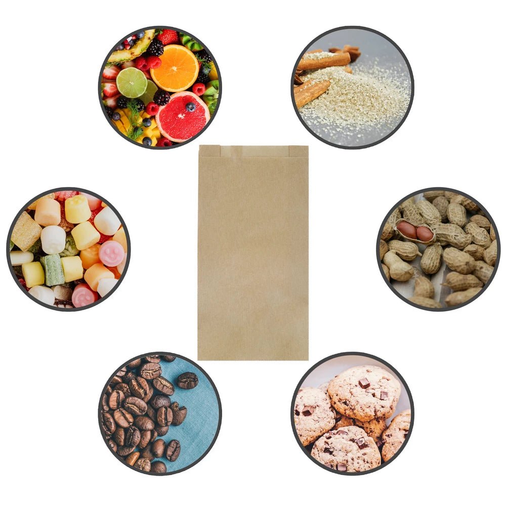 Papiertüten ohne Griff 180x340mm Braune 1000 Stück