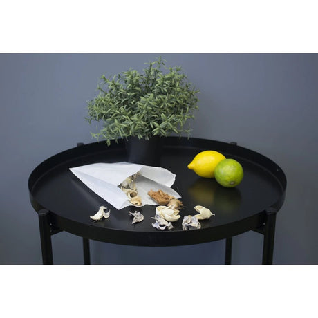 Gefaltete Papiertüte 150x290 mm Weiß – 1000 Stück