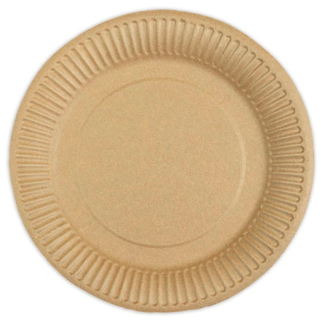 Pappteller Braun 23cm 100 Stück