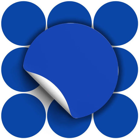 Selbstklebende dekorative Aufkleber Blau 10 Stück