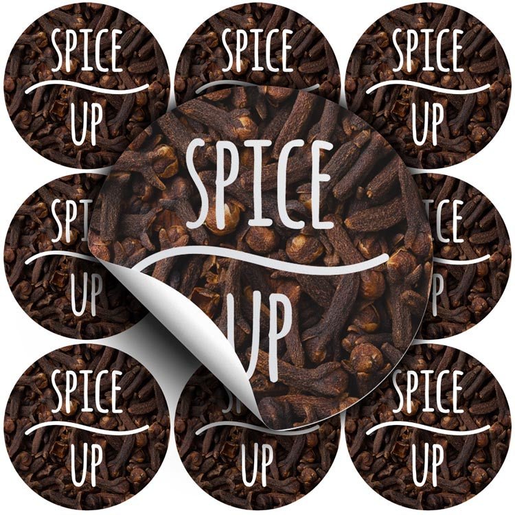 Selbstklebende dekorative Aufkleber Spice Up Nelken 10 Stück