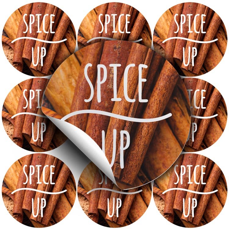 Selbstklebende dekorative Aufkleber Spice Up Zimt 10 Stück