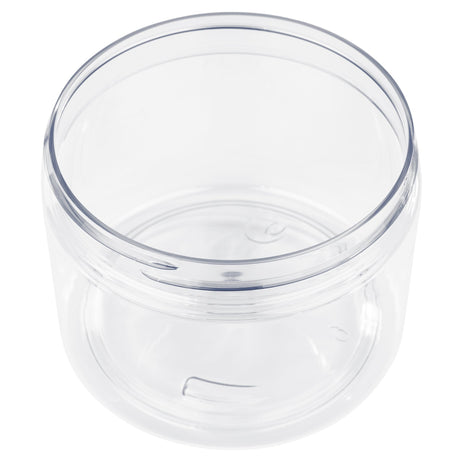 Vorratsgläser mit Deckel Set 12 Stück Plastikgläser mit Deckel 125ml