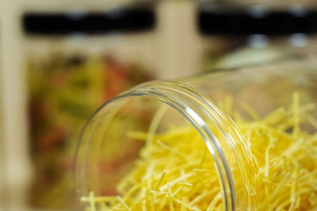 Vorratsgläser mit Deckel Set 12 Stück Vorratsdosen Kunststoff Plastikgläser mit Deckel 1000ml 32oz