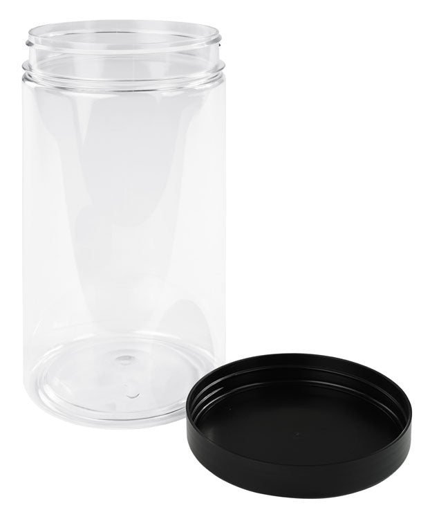 Vorratsgläser mit Deckel Set 6 Stück Plastikgläser mit Deckel 1250ml