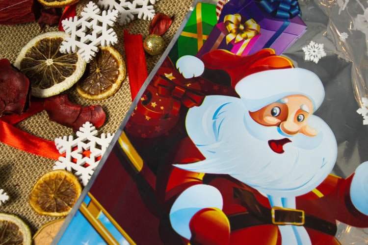 Weihnachten Cellophantüten set 5er Verschiedene Ausführungen - AllBags