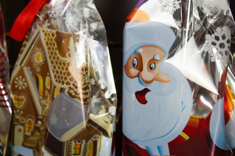 Weihnachten Cellophantüten set 5er Verschiedene Ausführungen - AllBags