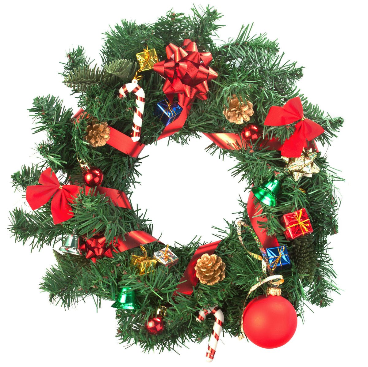 Weihnachtskranz Türkranz DIY