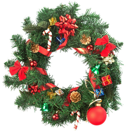 Weihnachtskranz Türkranz DIY