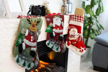 Weihnachtsstrumpf 4er Set 32cm