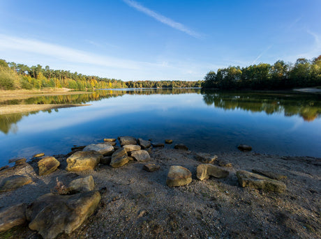 Solina-See - Karte der Strände auf Solina