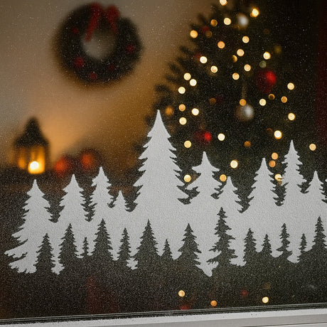 Weihnachtsdekoration für das Fenster