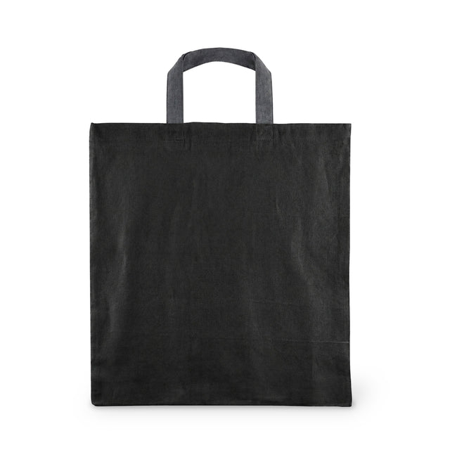 Baumwolltasche 38 x 42 cm, Henkel 35 cm, 220 g/m², schwarz