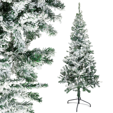 Schneebedeckter künstlicher Weihnachtsbaum 180 cm dicht