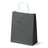 Papiertüte mit gedrehtem Griff 180x80x225mm Schwarz Braun
