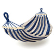 Garten-Hängematte XXL Blau + Kissen