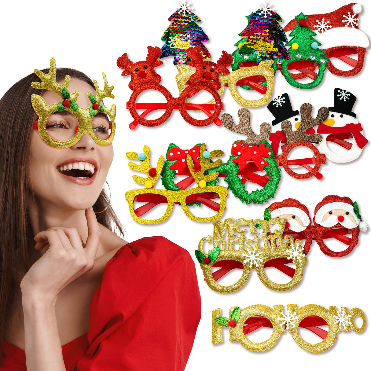 Weihnachtsgläser-Set 12-tlg.