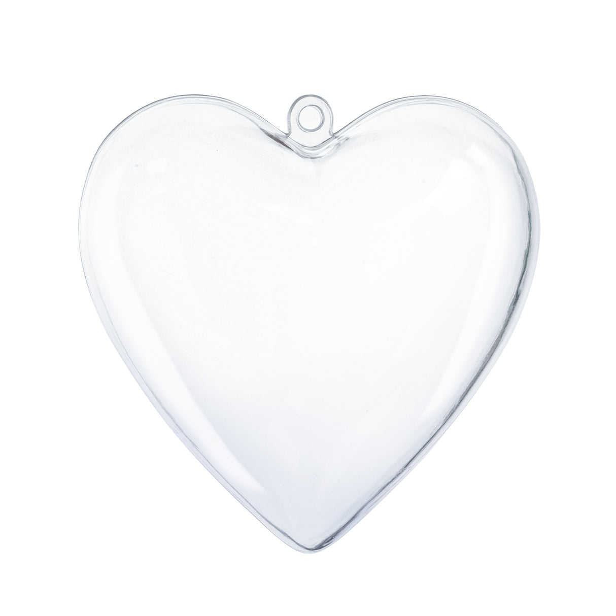 Transparente Kunststoffkugeln Herz 5 St.