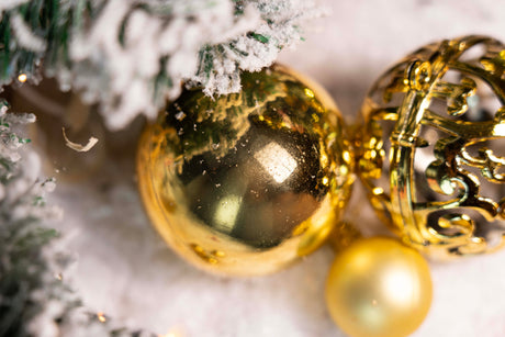 Weihnachtskugeln GOLD 6/4/3cm 100St.