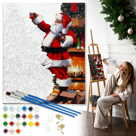 Malen nach Zahlen 40×50cm Weihnachtsmann