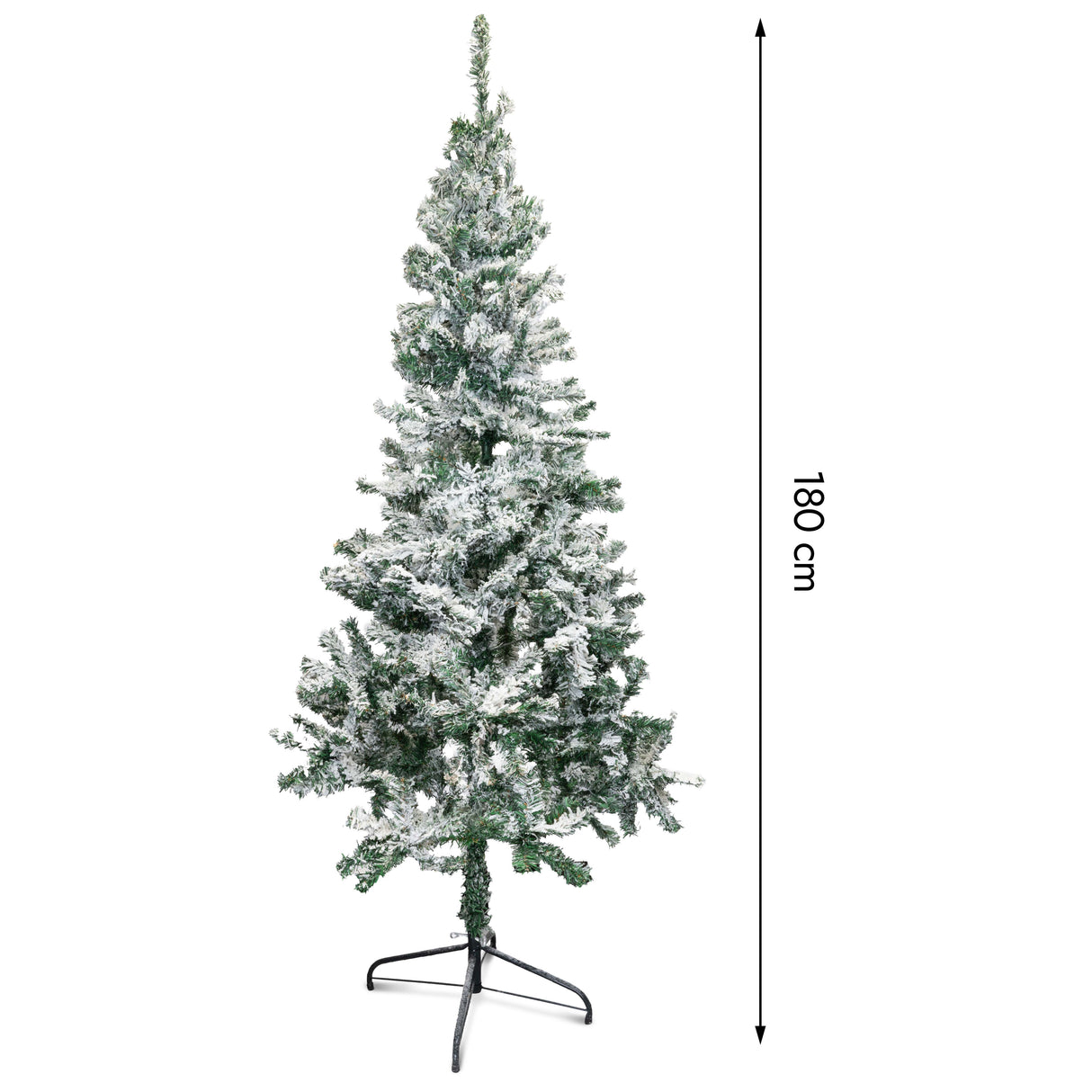 Schneebedeckter Weihnachtsbaum Künstlich 180 cm Dicht