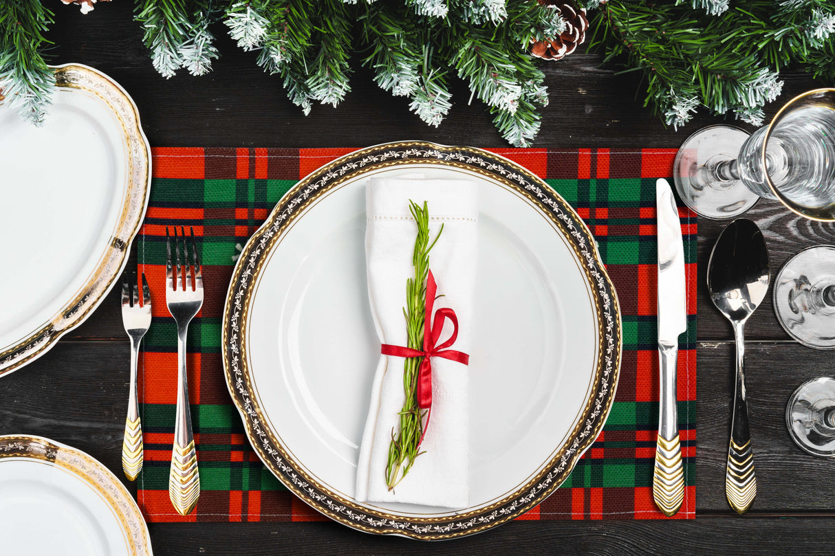 Weihnachtstischsets – 6er-Set