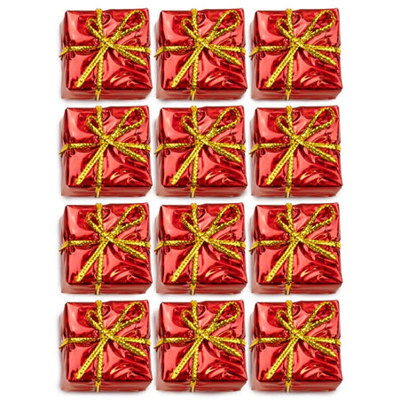 Weihnachtsbaumanhänger Rot, Silber 24 St.