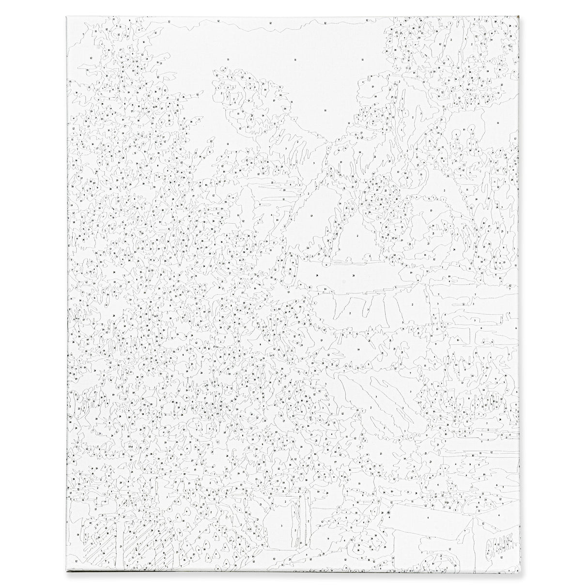 Malen nach Zahlen 40×50cm Weihnachtsmann