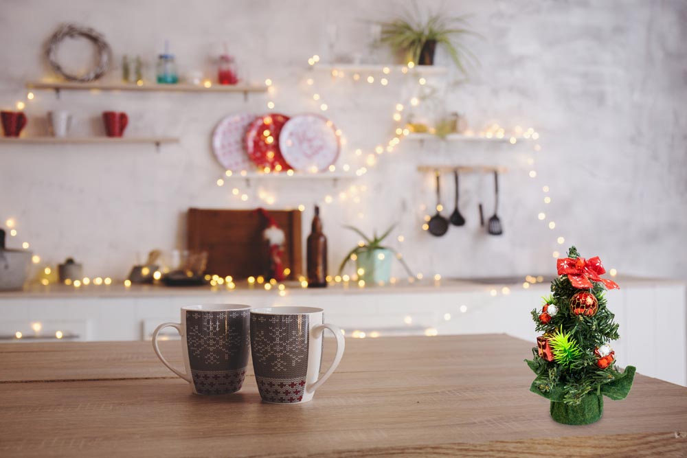 Deko-Weihnachtsbaum Rot 20cm