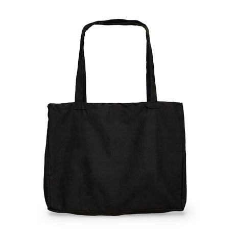 Baumwolltasche 38 x 28 cm, Henkel 70 cm, 145 g/m², schwarz