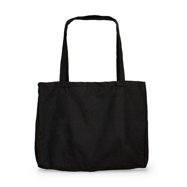 Baumwolltasche 38 x 28 cm, Henkel 70 cm, 145 g/m², schwarz