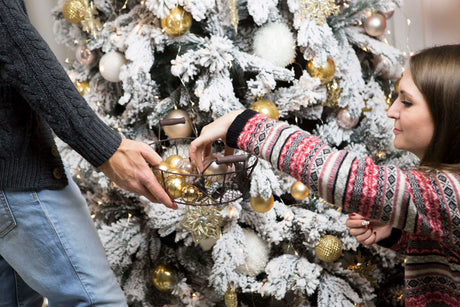 Schneebedeckter künstlicher Weihnachtsbaum 180 cm dicht