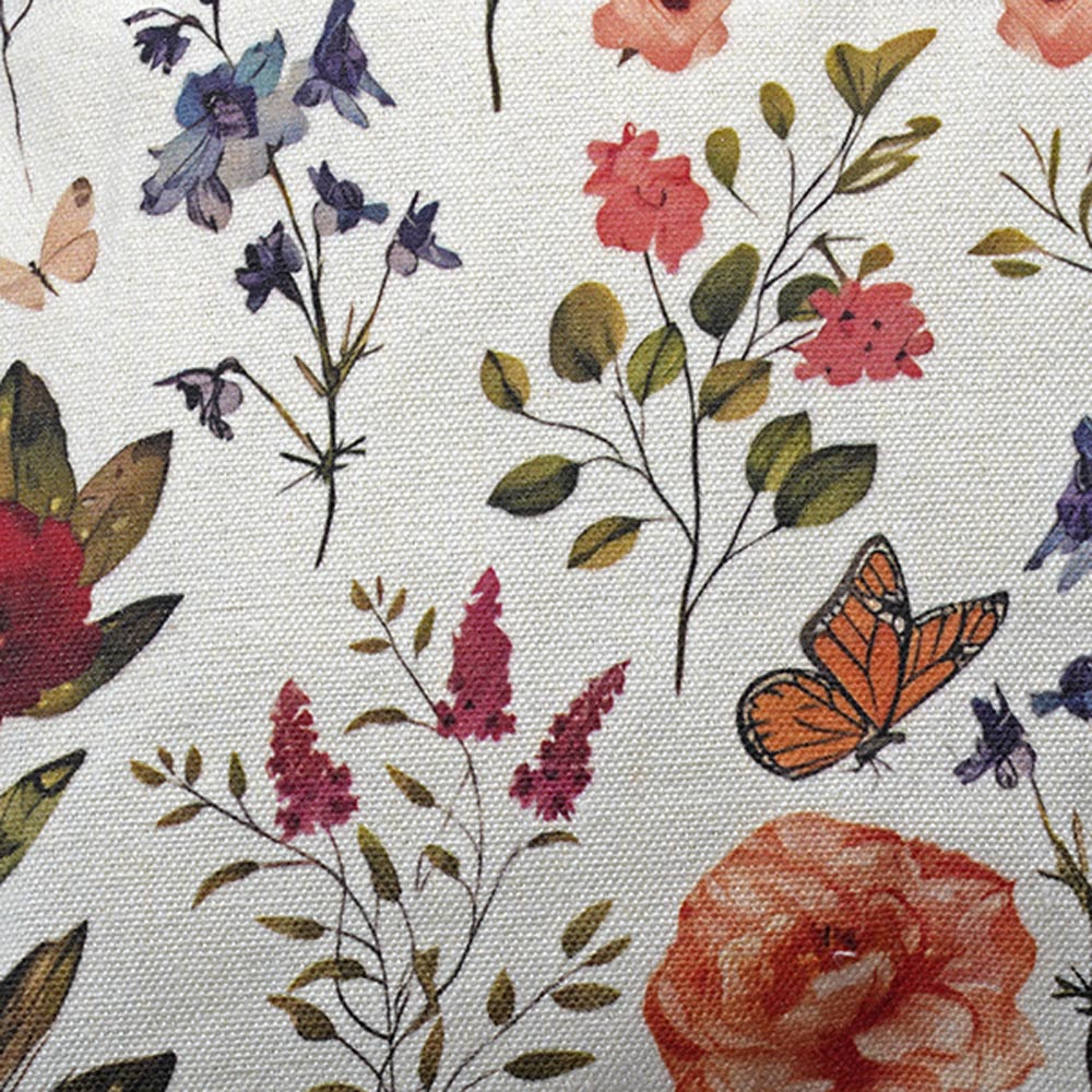 Baumwolltasche Blumen 35x38cm