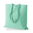 Baumwolltasche 38 x 42 cm, Henkel 70 cm, 145 g/m², mint