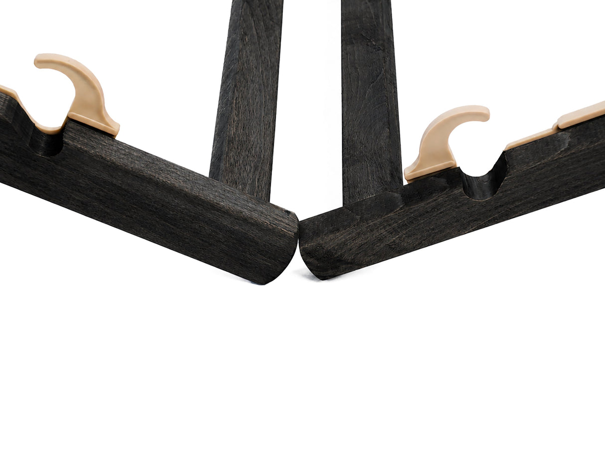 Holzliegestuhl COOL SUMMER - schwarzes Gestell geölt PREMIUM