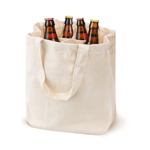 Baumwolltasche 17 x 17 x 28 cm, 300 g/m², natur