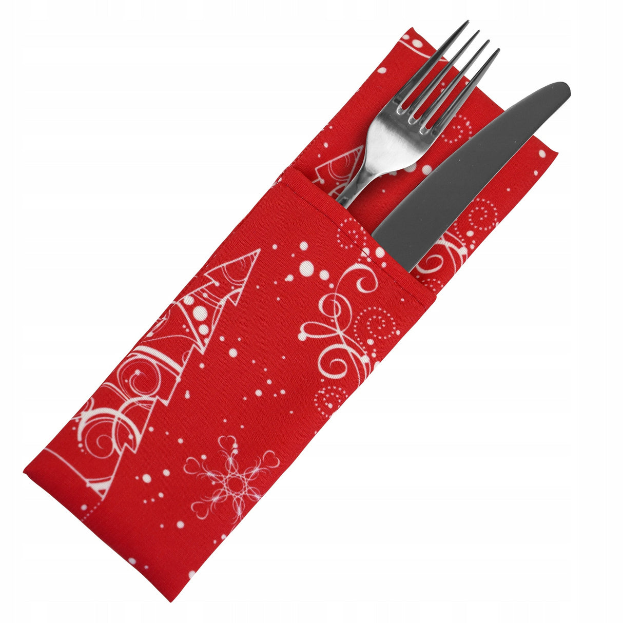 ROTER WEIHNACHTSBAUM Besteckdeckel