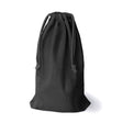 Baumwollbeutel mit Kordelzug 17 x 35 cm, 220 g/m², schwarz