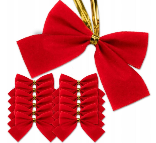 Rote Schleifen 12pcs.