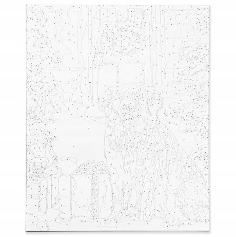 Malen nach Zahlen Hund 40x50 cm