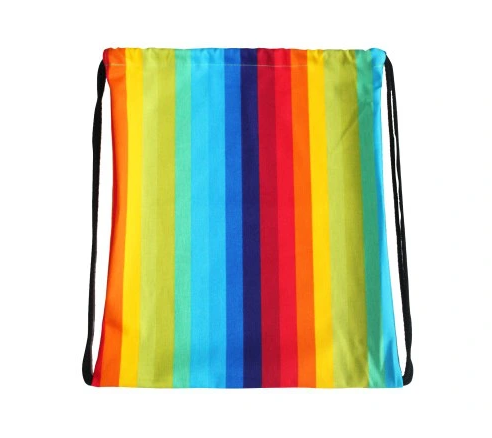 Baumwollrucksack LGBT+ Regenbogen 34x40 cm