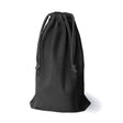 Baumwollbeutel mit Kordelzug 15 x 35 cm, 220 g/m², schwarz