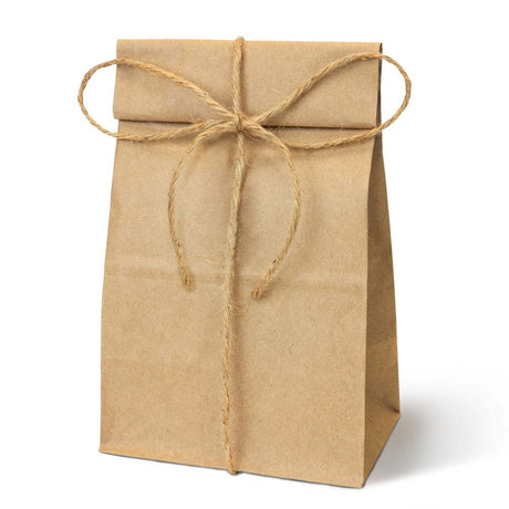 Blockbodenbeutel 13+9,5x32,5 cm, 70 g/m², braun, 100 Stück