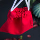 Baumwollsack Rot 10x15 cm