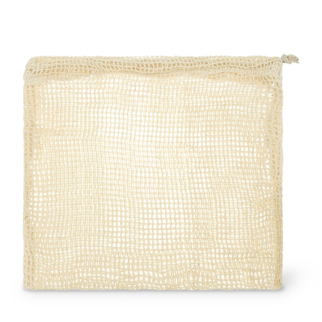 Netzbeutel aus Baumwolle 15 x 18 cm, natur