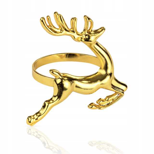 Goldener Hirsch Serviettenring