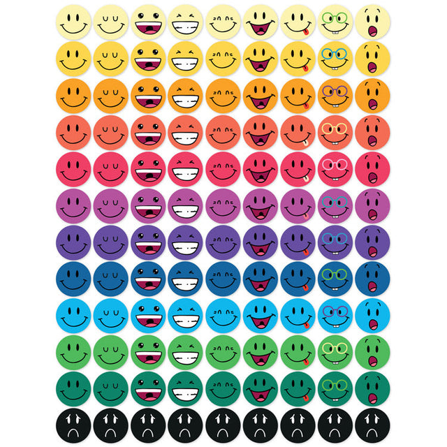 Motivationsaufkleber SMILE FACES 108St.